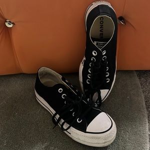 Platform Black Lowtop Converse